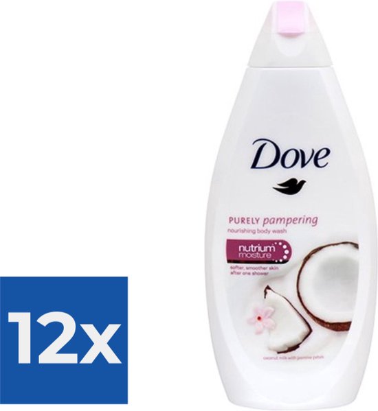 Dove Douchegel - Coconut & Jasmine 500 ml - Voordeelverpakking 12 stuks