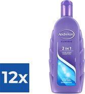 Andrelon 2-in-1 Shampoo - 300ml - Voordeelverpakking 12 stuks