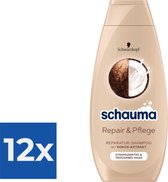 Schwarzkopf Shampoo 400ml Repair & Care - Voordeelverpakking 12 stuks