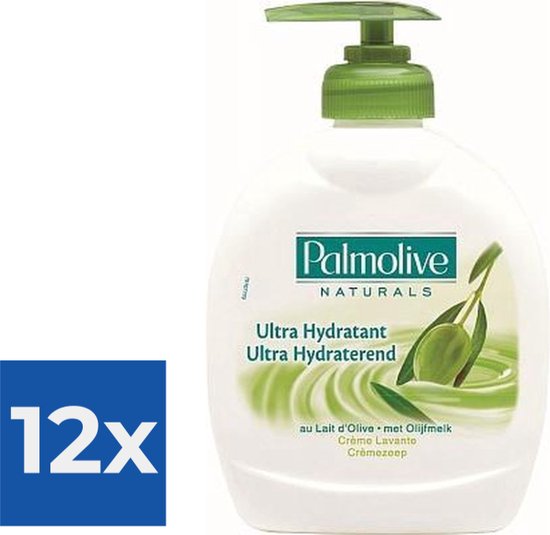 Palmolive - Zeep dispenser - Olive & Milch - 300 ml - Voordeelverpakking 12 stuks