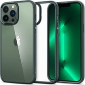 Ultra Hybrid Case Compatibel met iPhone 13 Pro Max -Midnight groen