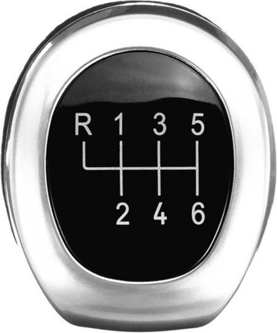 Pookknop 6-Speed Voor BMW 1 Serie, 3 Serie, X1, E60, E90 E.a. - Vervangingsversnellingspook ABS Materiaal
