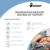 Kikishop 140x200 Orthopedisch Verantwoord 7 Zone Koudschuimmatras Topper Antibacterieel 4 Seizoenen Luxe Wasbare Hoes Circa 9 Cm Dik 733383540