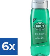 Brut Original All in One Haar en Body Showergel 500 ml - Voordeelverpakking 6 stuks