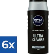 Nivea Men Shampooing Ultra Cleanse - Pack économique 6 pièces