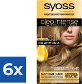 SYOSS Oleo Intense 7-10 Natuurlijk blond Haarverf - 1 stuk - Voordeelverpakking 6 stuks