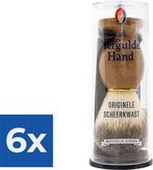 Blaireau de rasage à Vergulde Hand - Pour coiffeurs - Pack économique 6 pièces