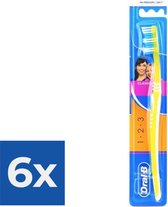 Oral-B tandenborstel - Classic 3-Effect 40 Medium - Voordeelverpakking 6 stuks
