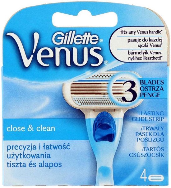 Gillette Venus - 4 pièces - Lames de rasoir - Pack économique 6 pièces