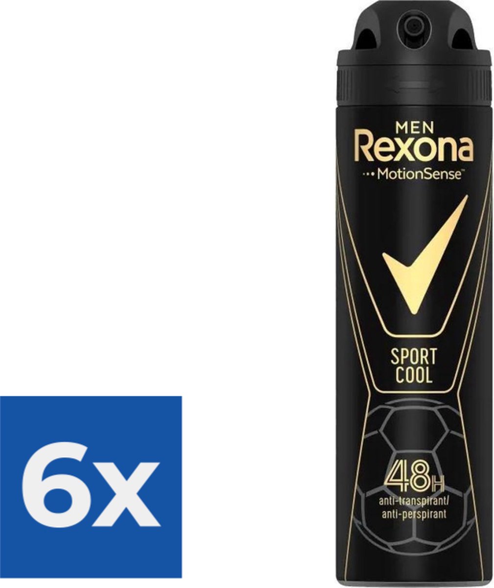 Goedkoopste Men Sport Cool 48h Anti-transpiratiespray 150ml - Voordeelverpakking 6 stuks