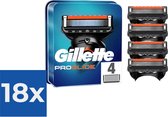 Gillette ProGlide Scheermesjes Voor Mannen - 4 Scheermesjes - Voordeelverpakking 18 stuks