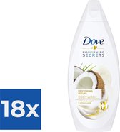 Dove Douchegel - Shower Nourishing Secrets Coconut+Almond 500ml - Voordeelverpakking 18 stuks