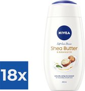 Nivea Douchegel Shea Butter & Botanical Oil 250ml - Voordeelverpakking 18 stuks