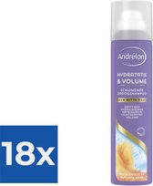 Andrelon Droogshampoo Schuimend Hydratatie & Volume 200 ml - Voordeelverpakking 18 stuks