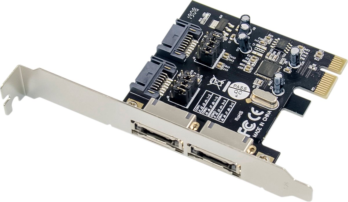 Conceptronic CSATA600EXI 2 + 2 poorten SATA-controller PCI-Express, SATA, eSATA PCIe