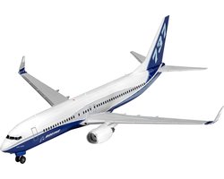Revell Modelbouwpakket Vliegtuigen - 63809 Boeing 737-800 Vliegtuig - Model Set Plastic - 1:288 -