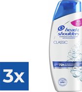 Head & Shoulders Classic Shampoo 285 ml - Voordeelverpakking 3 stuks