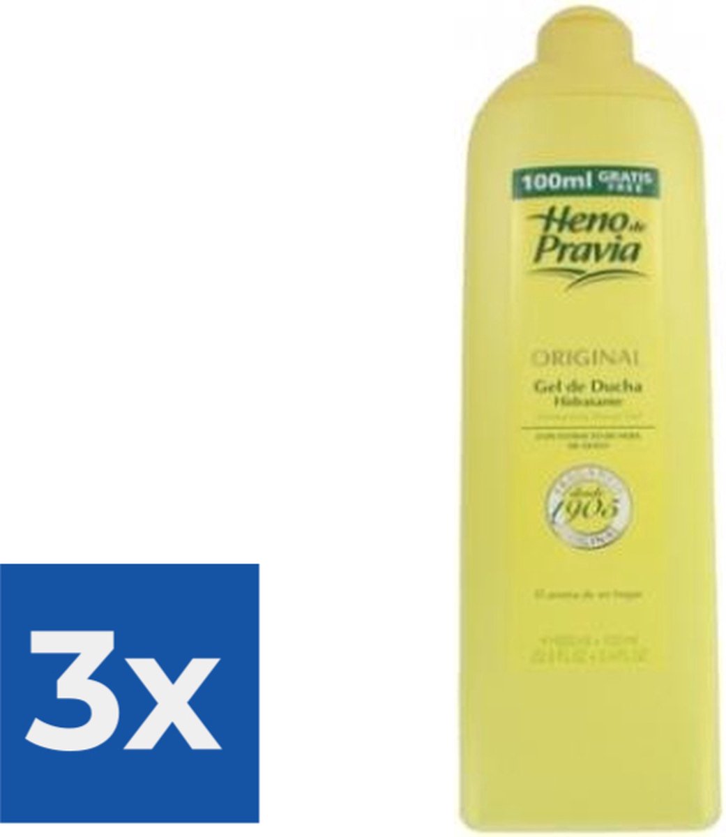 Heno de Pravia Douchegel Original 750ml - Voordeelverpakking 3 stuks