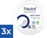 Neutral Parfumvrij Body Cream 250 ml - Voordeelverpakking 3 stuks