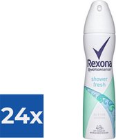 Rexona Deospray Women - Shower Fresh - Voordeelverpakking 24 stuks