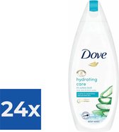 Dove Hydrating Care Douchegel - 225 ml - Voordeelverpakking 24 stuks