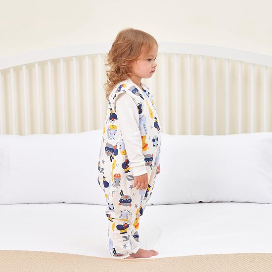 Sac de couchage pour enfants avec jambes Pyjama doux chaud, fille
