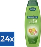 Palmolive Fris Vitaal Shampoo met Citrus-Extract 350 ml - Voordeelverpakking 24 stuks