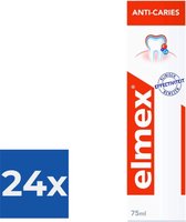 Elmex Tandpasta Anti-Caries - 75 ml - Voordeelverpakking 24 stuks