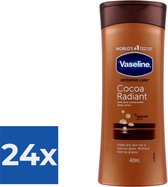 Bol.com Vaseline Bodylotion - Cocoa 400 ml - Voordeelverpakking 24 stuks aanbieding