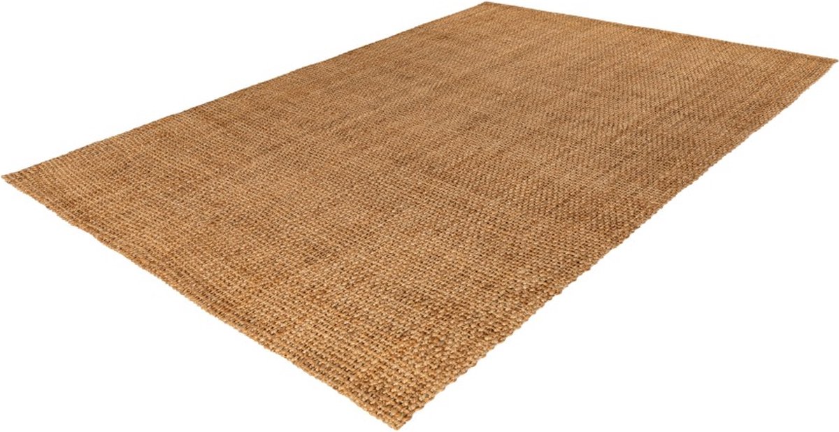 Lalee Nature- Jute vloerkleed- 100% natuurlijk- laag geweven- laagpolig- sisal look- naturel- rechthoekig - 120x170 cm beige eiken