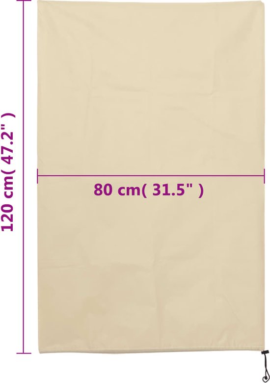 vidaXL - Plantenhoezen - met - trekkoord - 4 - st - 70 - g/mÂ² - 0,8x1,2 - m van VidaXL — afbeelding 4