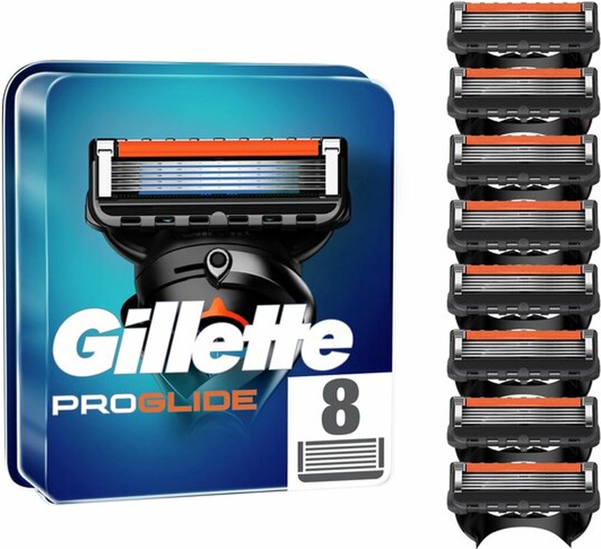 Gillette - Fusion5 - ProGlide Scheermesjes/Navulmesjes - 8 Stuks - Gillette