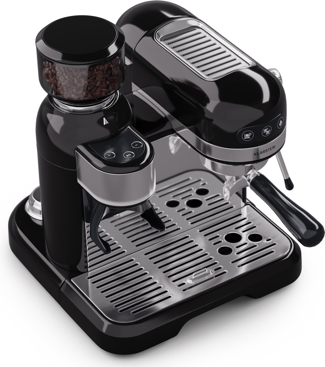 Klarstein Retro Mini-Espressomachine met Melkopschuimer - Product - €258,43