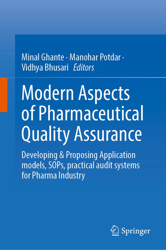Modern Aspects of Pharmaceutical Quality Assurance 9789819992706
