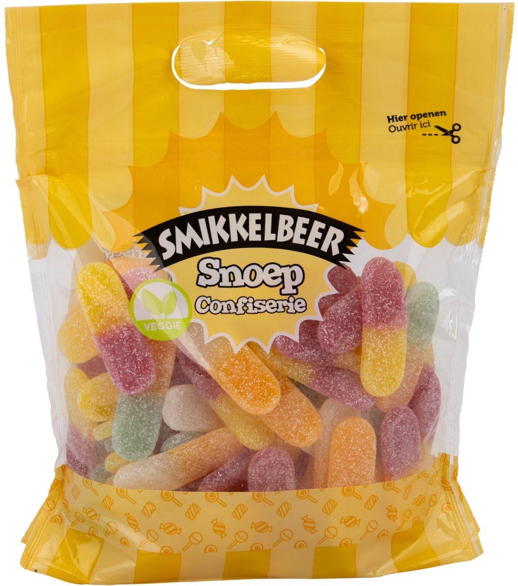 Smikkelbeer - Zure Tongen Snoep - 1 Kilo XL ZAK