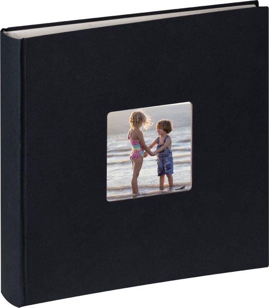 SecaDesign Fotoalbum Vita zwart - 30x30 - 100 pagina’s - Fotoboek plakboek