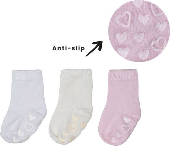 iN ControL 6pack NEWBORN socks antislip girls