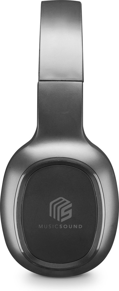 Music Sound Basic Headset Bedraad en draadloos Hoofdband Oproepen/muziek Bluetooth Zwart