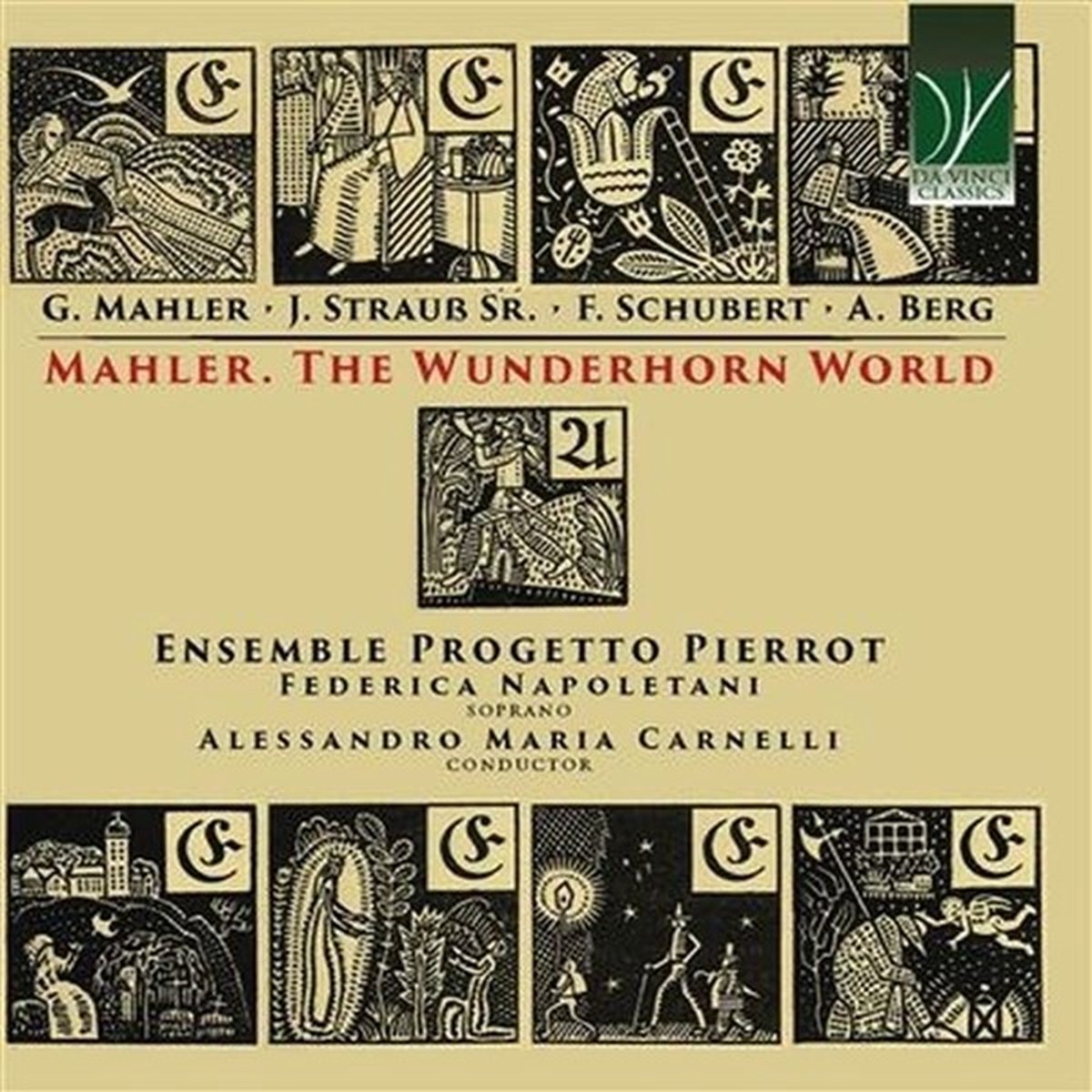 Ensemble Progetto Pierrot & Federica Napoletani - Mahler: The Wunderhorn World (CD)