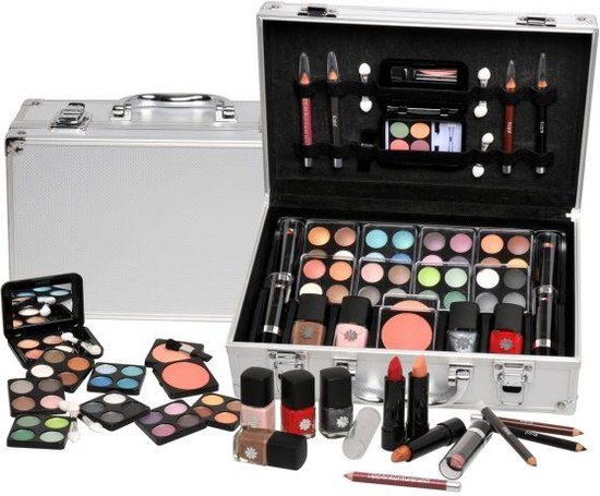 Briconti Make-up Koffer In Aluminium Design, 51-delig - ZMILE cosmetics