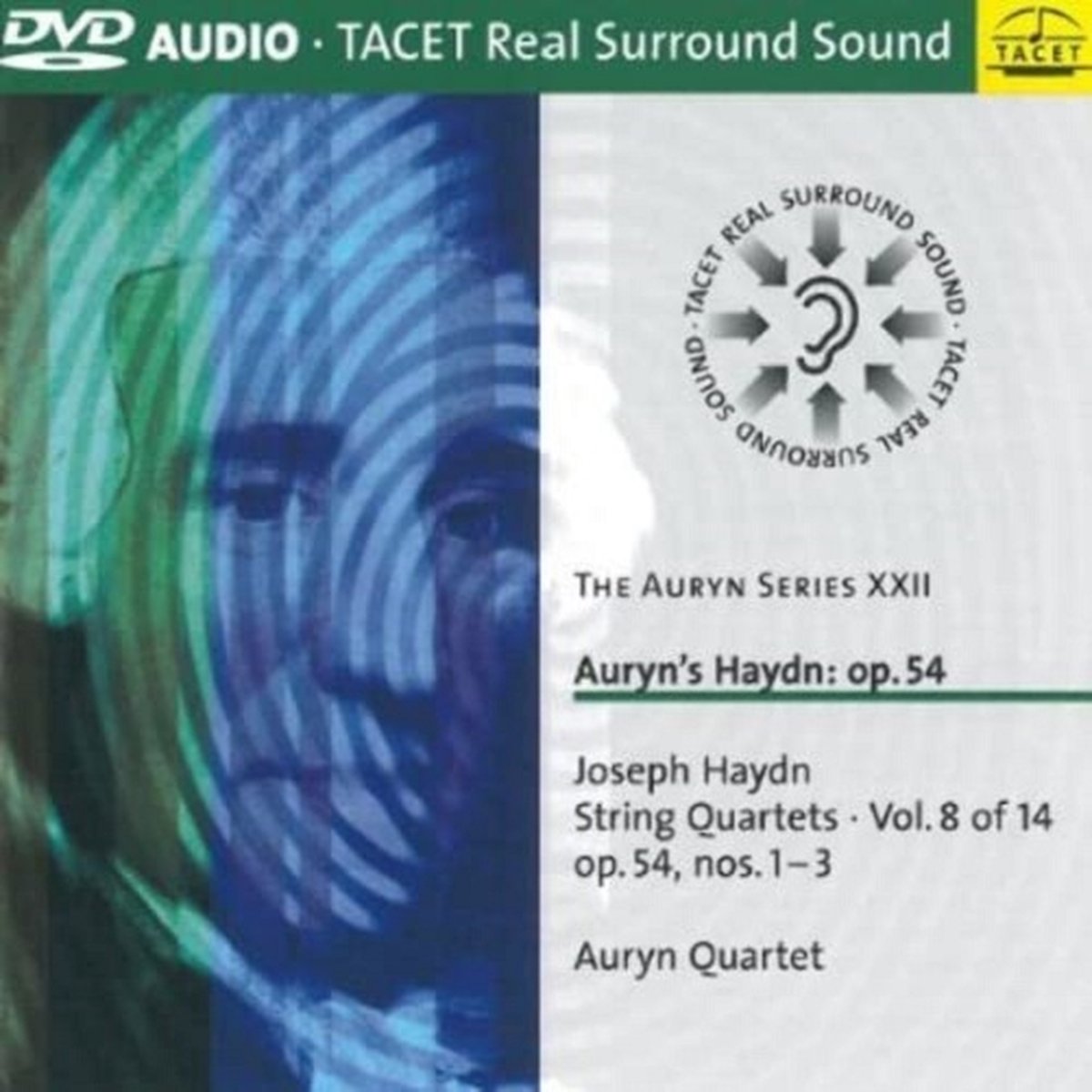 Haydn: String Quartets Vol. 8 of 14, op. 54 Nos. 1-3 (DVD-Audio)