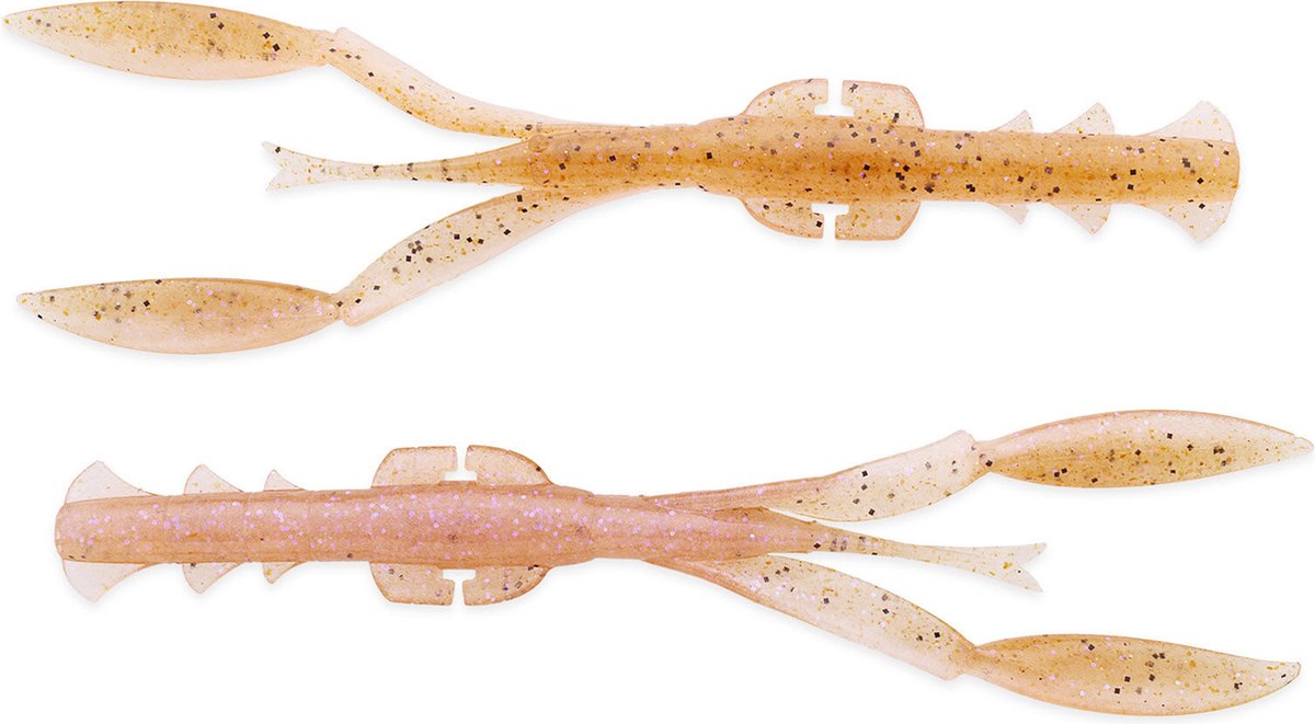 Keitech Neco Camaron 5.5 (14 cm) Softbait - 6 stuks Electric Shrimp 445T