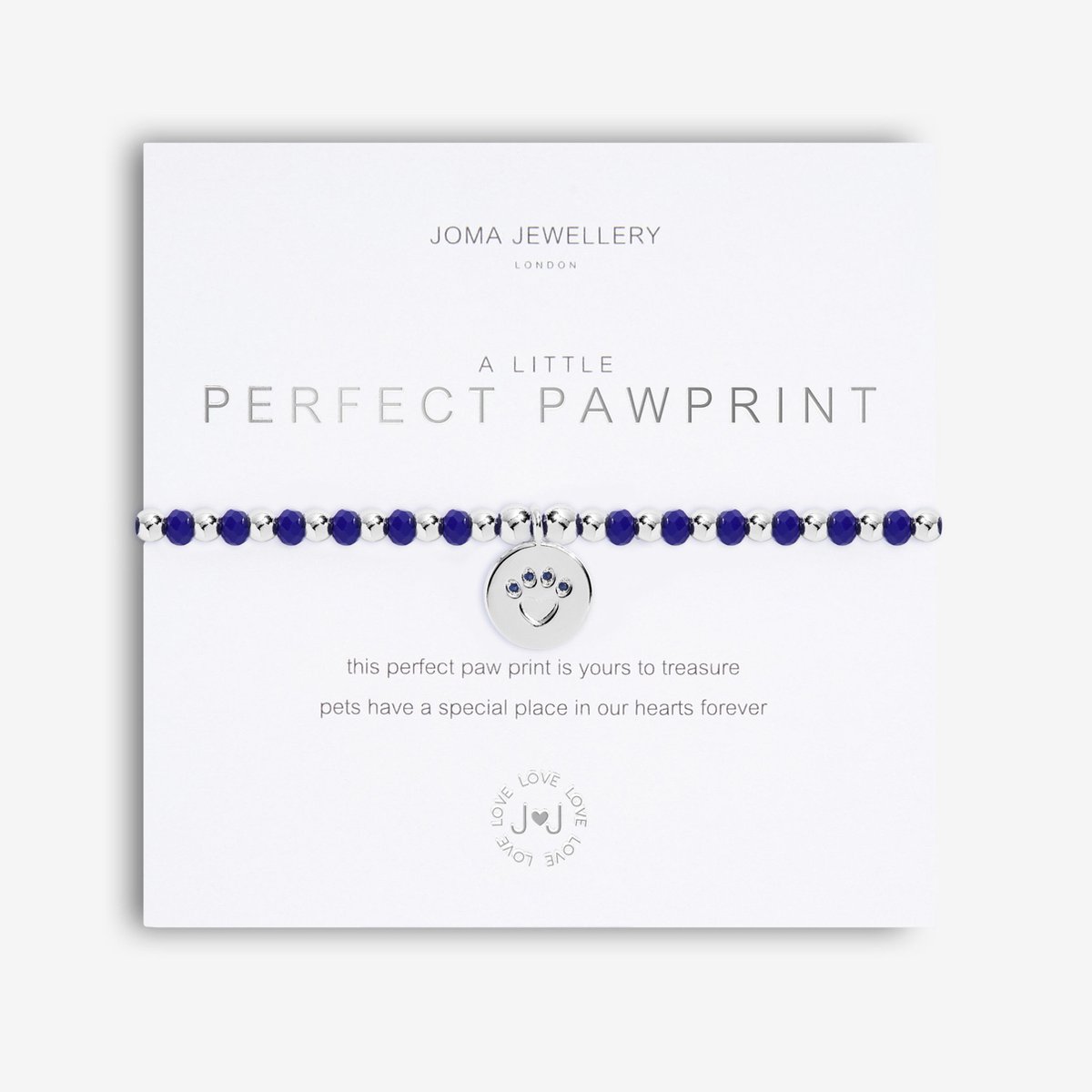 Joma Jewellery - A Little Colour Pop - Perfect Paw Print - Armband