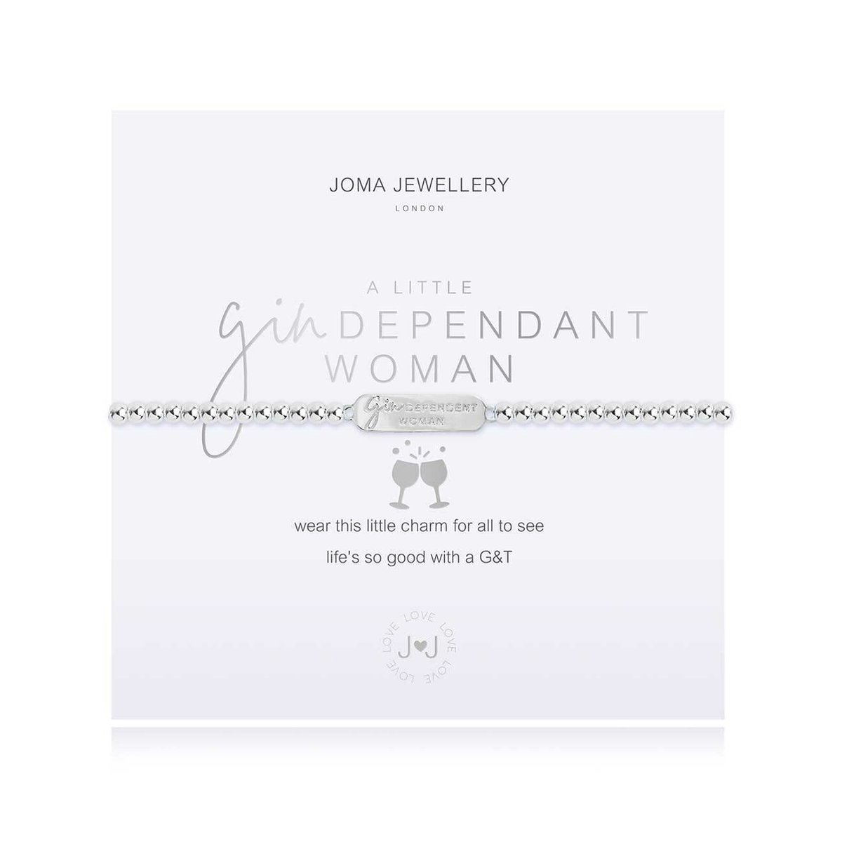 Joma Jewellery - A Little - Gin-dependant Woman - Armband