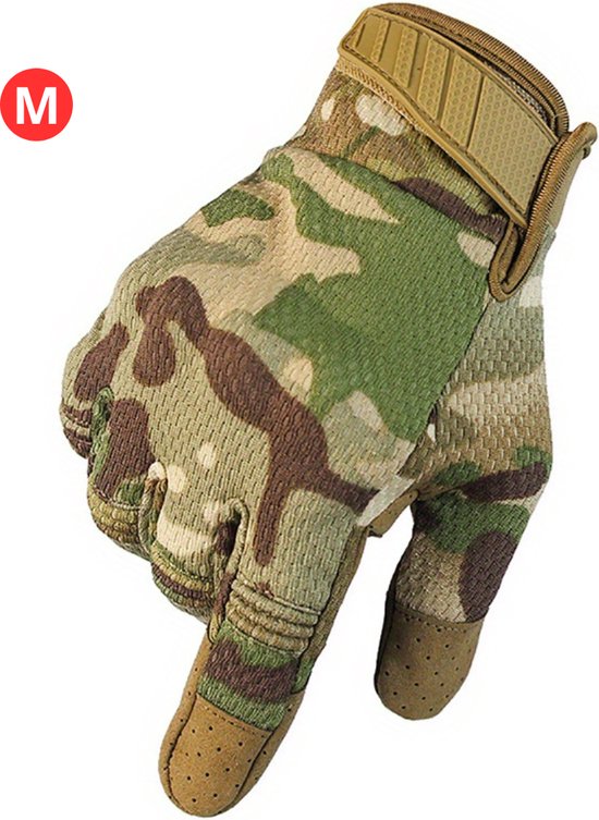 Airsoft Handschoenen - Tactical - Tactical Gloves - Leger - Tactical Handschoenen Hardknuckle - Camouflage M