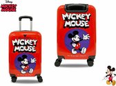 Disney Mickey Mouse Koffer - Trolley - Reiskoffer - 55x40x20 cm - Rood - Hardcase