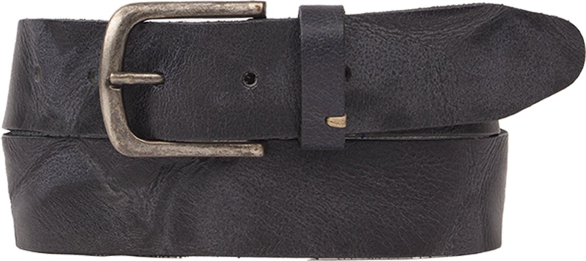 Presly & Sun Heren - Leren riem - Blauw - 95cm