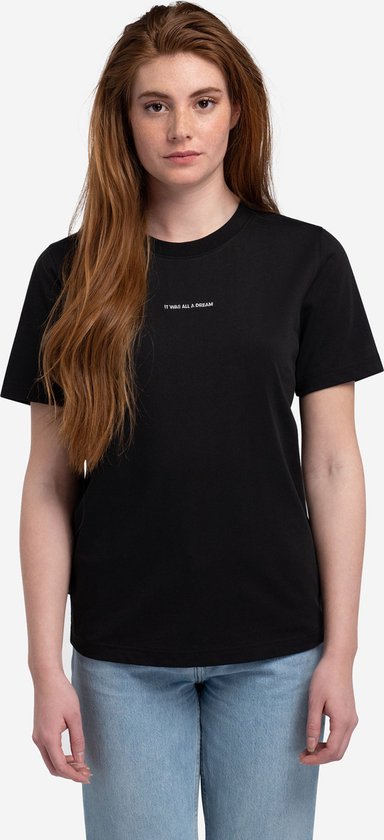 A-dam Brooke - T-shirt - Katoen - Korte Mouw - Dames - Zwart - S