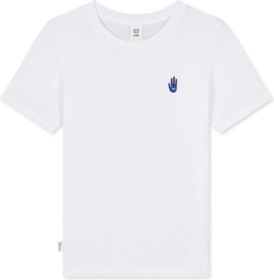 A-dam Hollie - T-shirt - Katoen - Korte Mouw - Dames - Wit - XL
