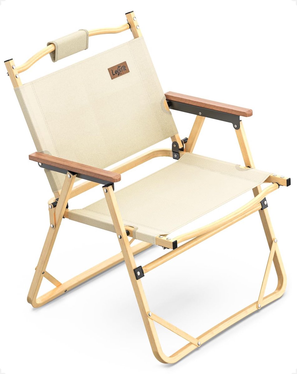 Opvouwbare kampeerstoel strandstoel 66 x 53 x 47 cm